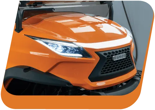 * Color match would indicate a black base of the seat with the piping and stiching to match the color of the cart.