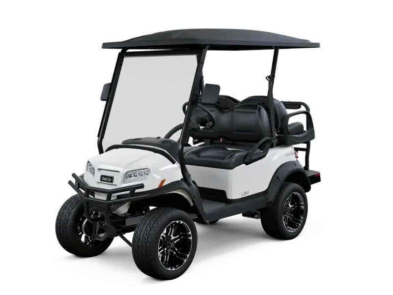 Club Car 4 Seater Metallic Glacier White