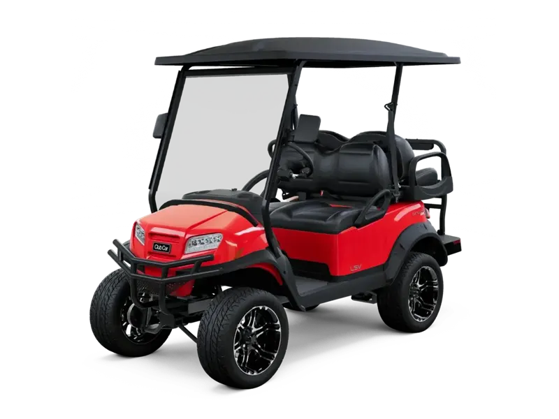 Club Car 4 Seater Rally Red